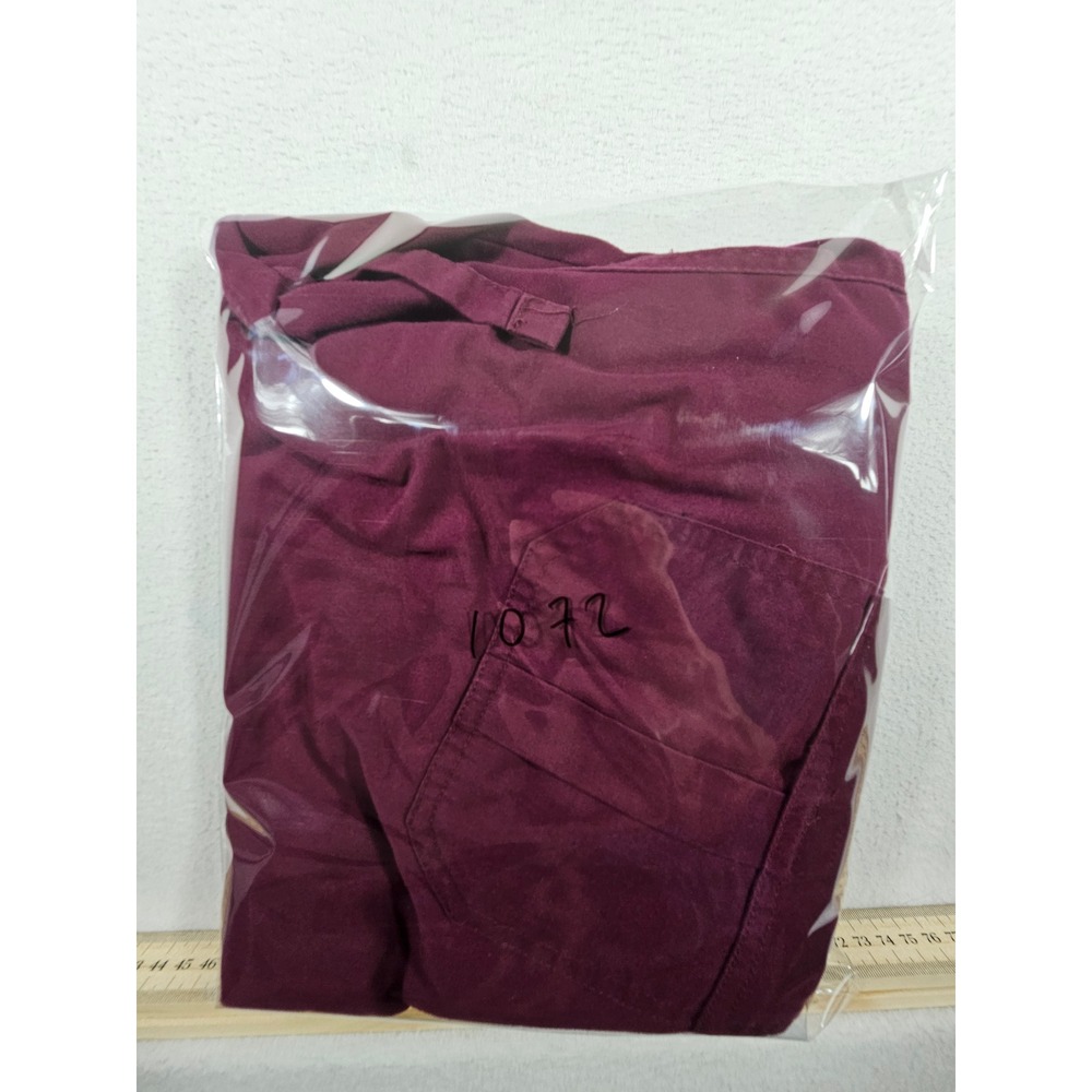 Butter-Soft UA Scrubs Wine Burgundy Cargo Pants Drawstring Waist Large UA32C - Picture 9 of 9